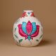Handcrafted Ceramic Madhubani Painted Decorative Vase Set of 3